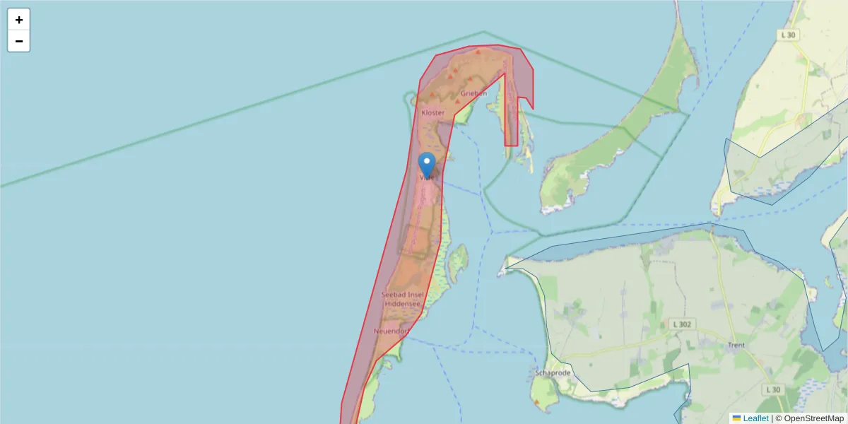 Karte des Postleitzahlen Bereichs  und der umliegenden Postleitzahlen in Deutschland