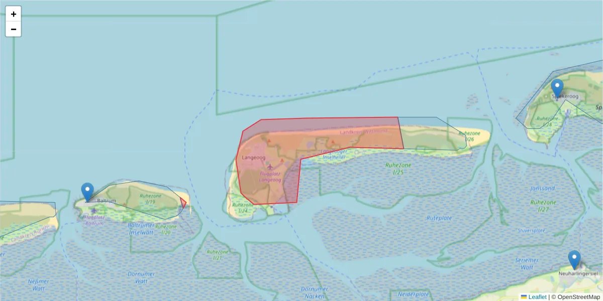 Karte des Postleitzahlen Bereichs  und der umliegenden Postleitzahlen in Deutschland