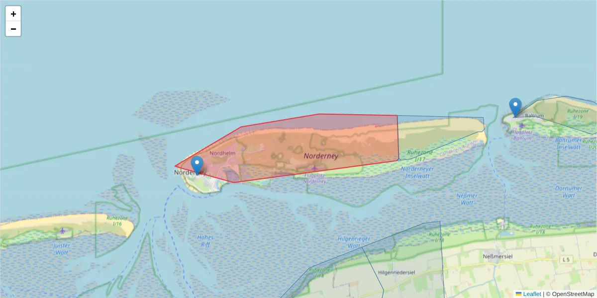 Karte des Postleitzahlen Bereichs  und der umliegenden Postleitzahlen in Deutschland