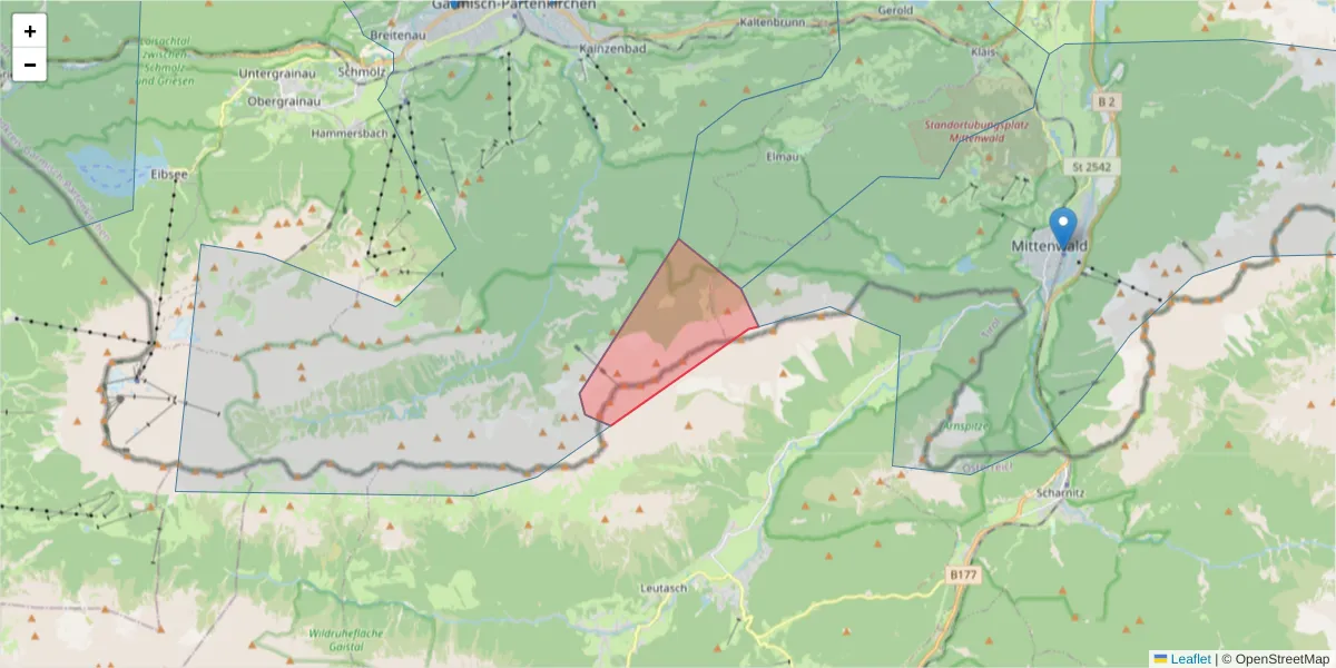 Karte des Postleitzahlen Bereichs  und der umliegenden Postleitzahlen in Deutschland